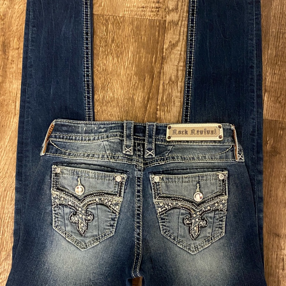 Rock Revival Skinny Jeans Sz 27